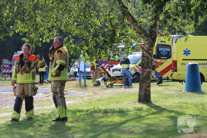 Grote zoekactie naar drenkeling in Hulsbeek Recreatiepark