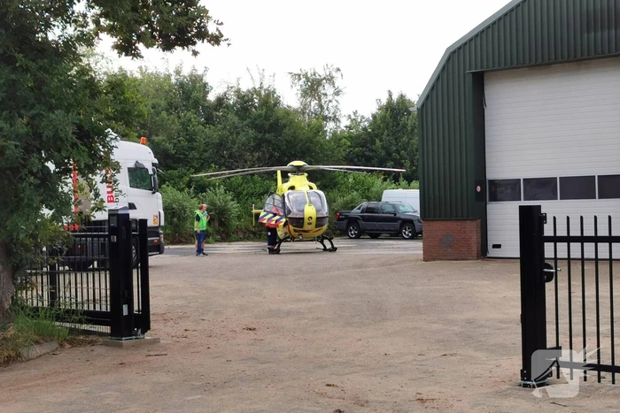 Traumahelikopter landt voor incident met paard