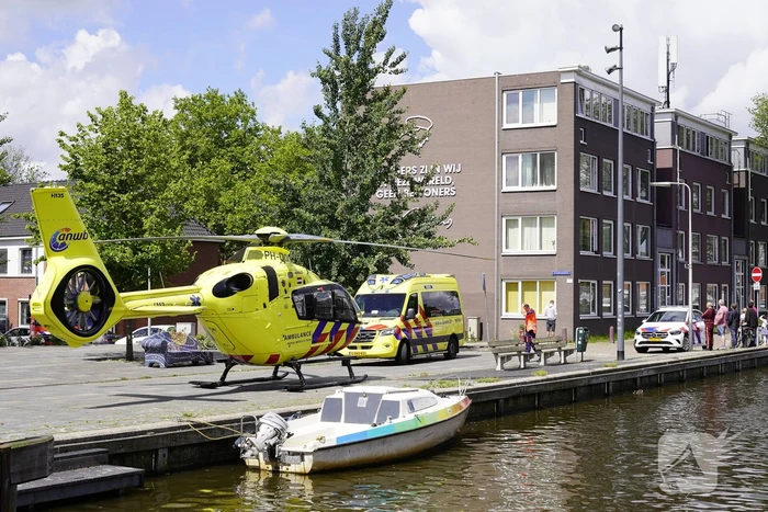 Traumahelikopter landt op De Korte Akkeren voor reanimatie