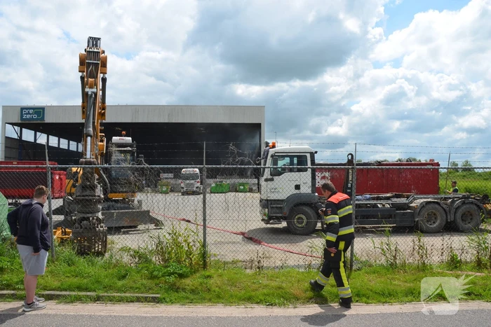 Flinke rook bij brand afvalverwerker Pre Zero