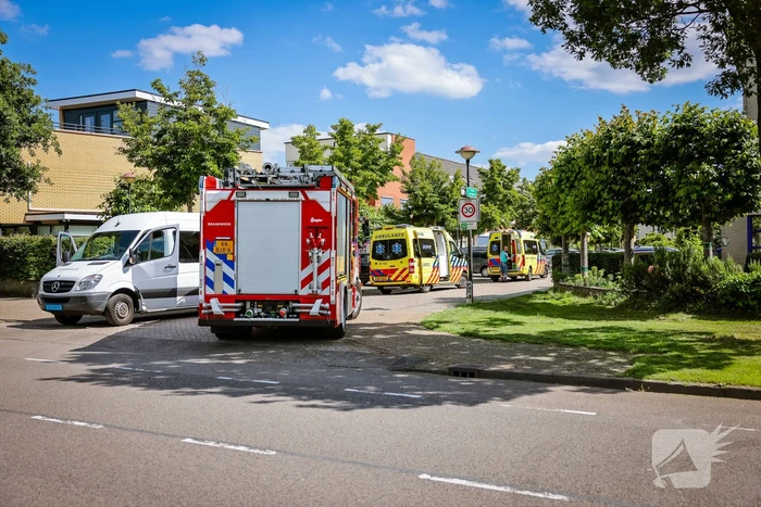 Traumahelikopter landt op voetbalveld ASC Nieuwland
