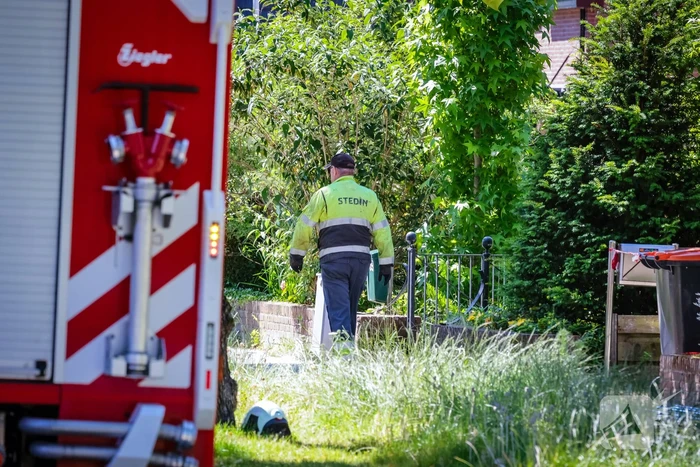 Straat afgezet door gaslekkage