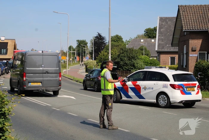Meerdere auto's op elkaar gebotst