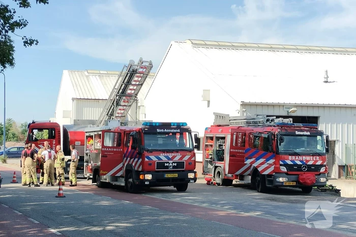 Pand vol rook vanwege brand