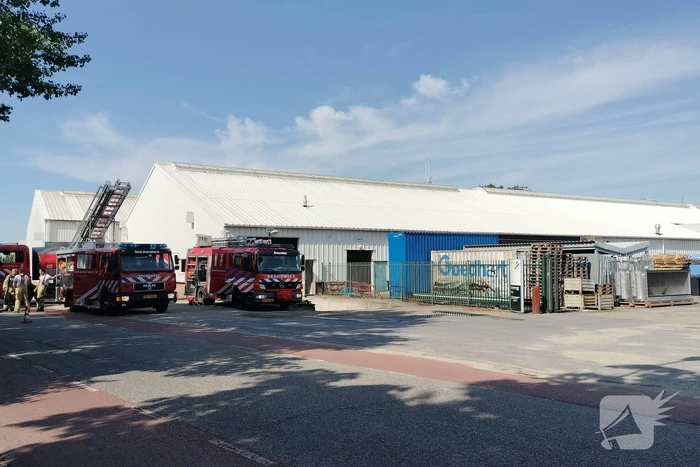 Pand vol rook vanwege brand
