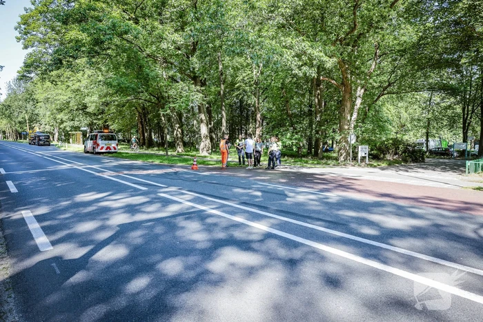 Schade na aanrijding bij stoplicht