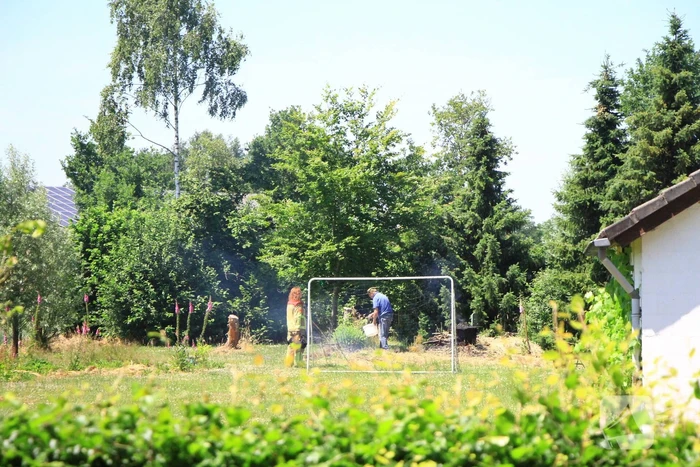 Veel rook bij verbranden van tuinafval