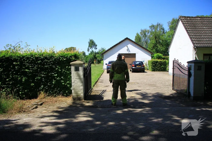 Veel rook bij verbranden van tuinafval