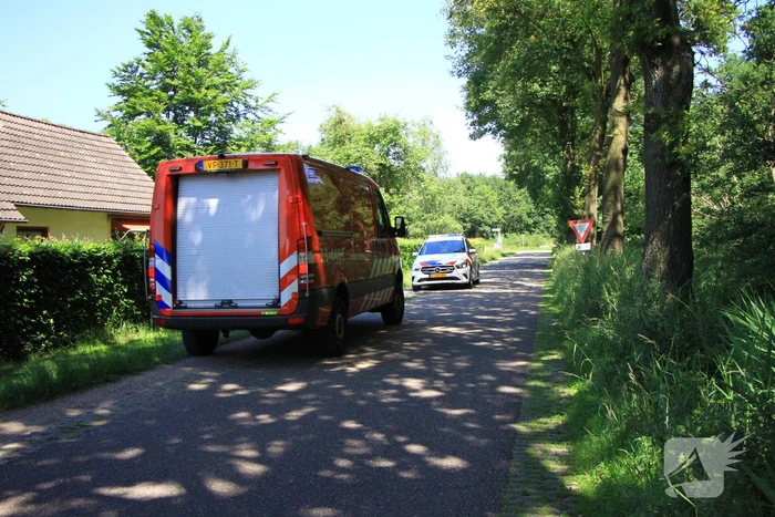 Veel rook bij verbranden van tuinafval