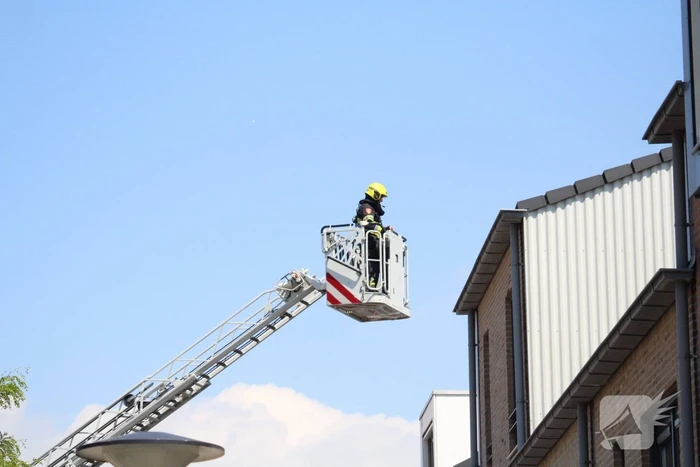 Veel rook bij brand in woning