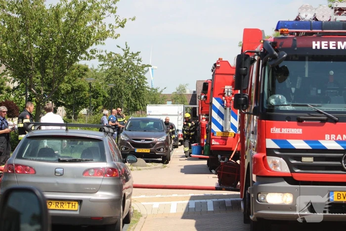 Veel rook bij brand in woning