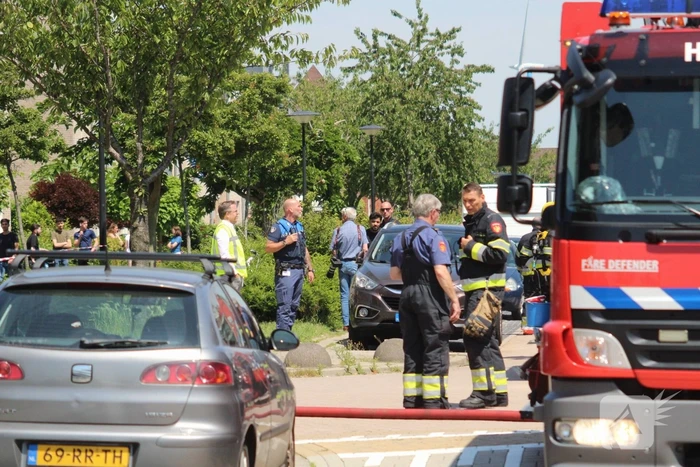 Veel rook bij brand in woning