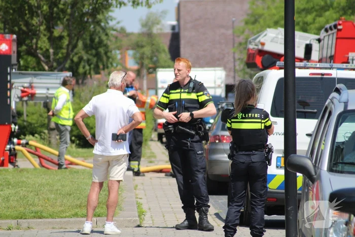 Veel rook bij brand in woning