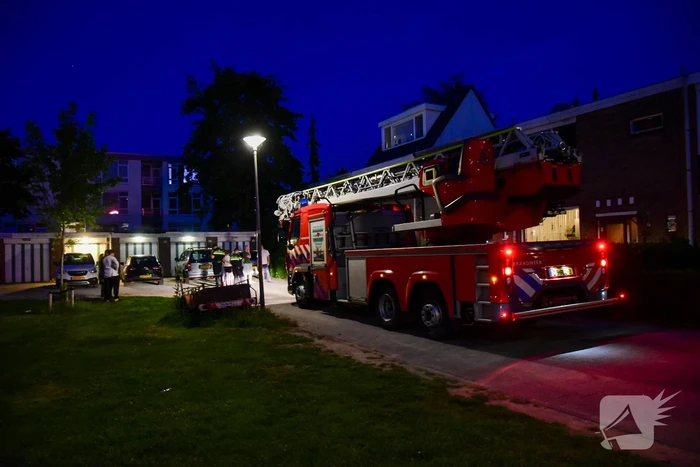 Zolderbrand snel onder controle