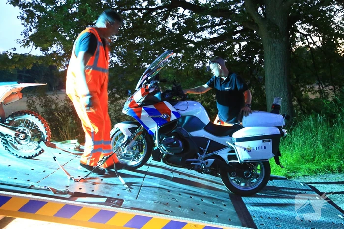 Politiemotor betrokken bij aanrijding