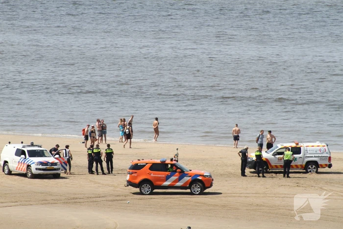 Ernstig gewonde bij ongeval strand