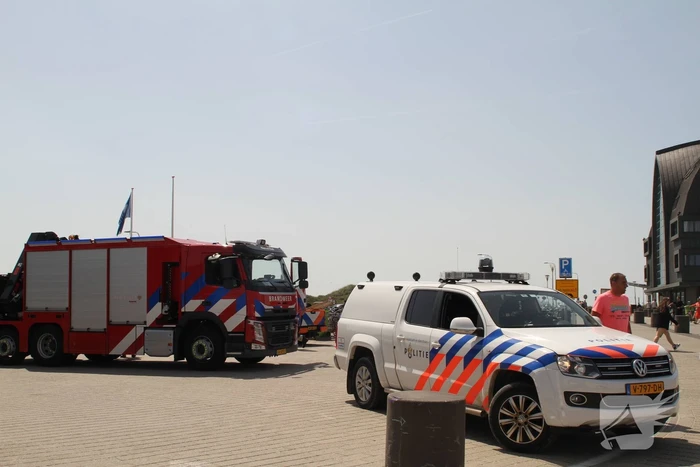 Ernstig gewonde bij ongeval strand