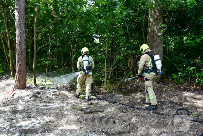 Buitenbrand in de kiem gesmoord