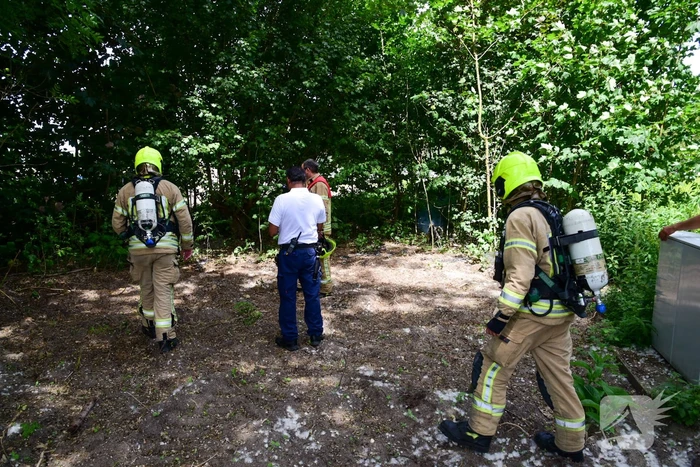 Buitenbrand in de kiem gesmoord