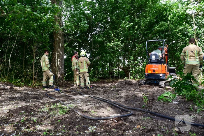 Buitenbrand in de kiem gesmoord