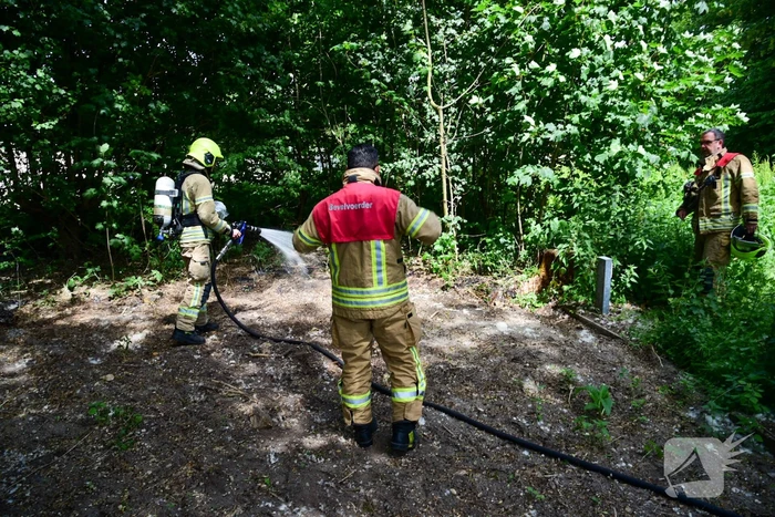 Buitenbrand in de kiem gesmoord