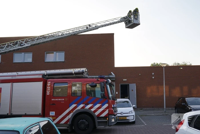 Winkel ontruimd door brandmelding