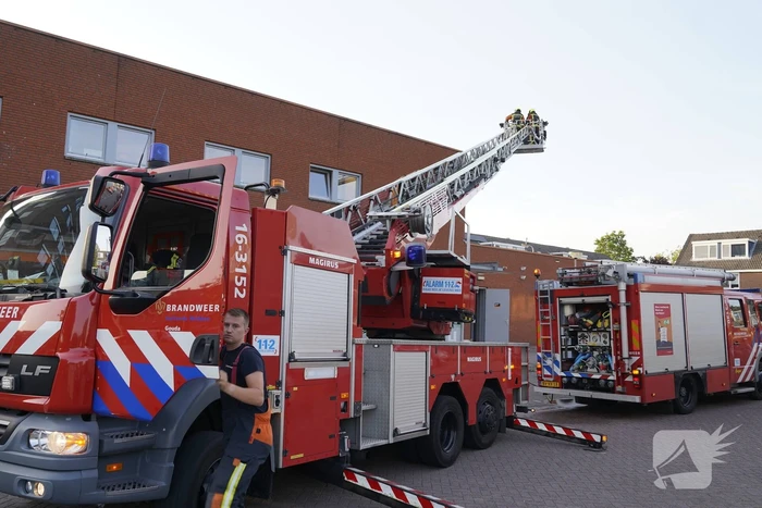 Winkel ontruimd door brandmelding