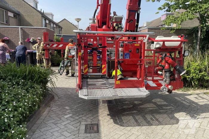 Woning vol rook door brandende airfryer