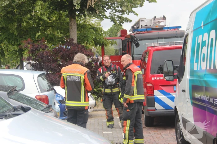 Brandweer doet onderzoek naar gaslucht