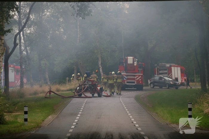 Schuur met pluimvee verwoest vanwege brand
