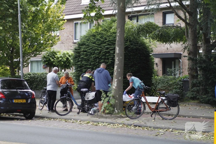 Fietser gewond na val