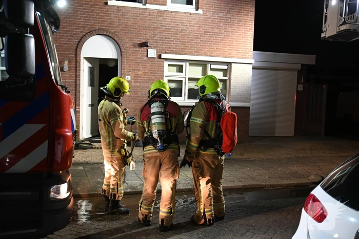 Uitslaande brand bij brand in wasdroger