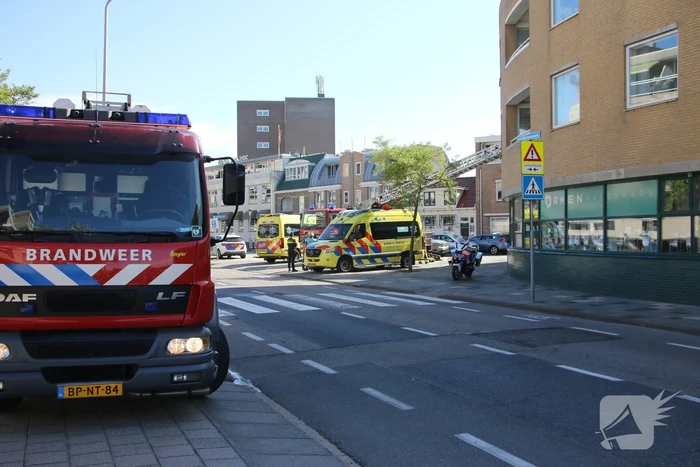 Inzet traumahelikopter op boulevard trekt veel bekijks