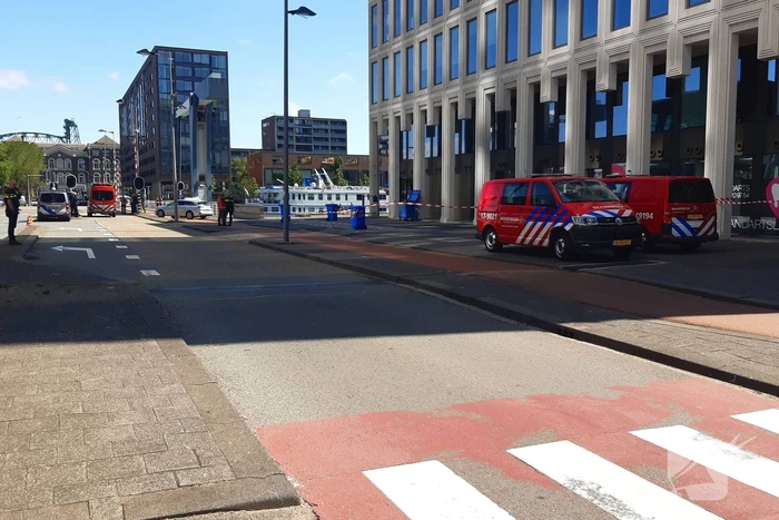 Spoorweghavenbrug afgezet vanwege inzet hulpdiensten