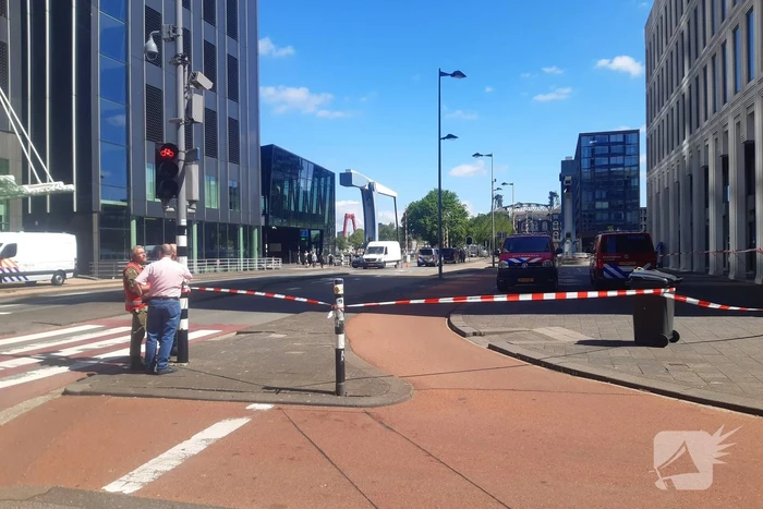 Spoorweghavenbrug afgezet vanwege inzet hulpdiensten