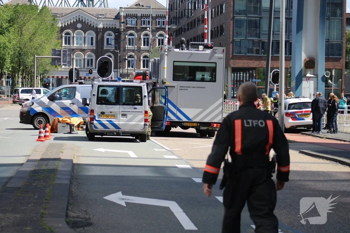 Spoorweghavenbrug afgezet vanwege inzet hulpdiensten