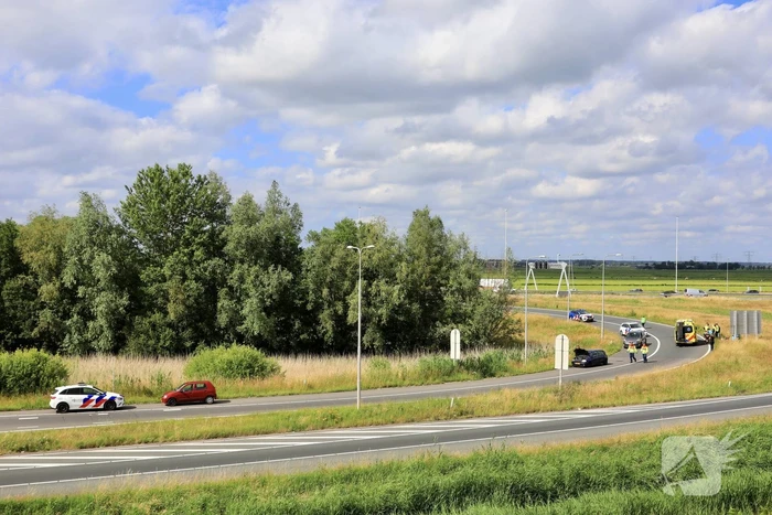 Motorrijder gewond bij ongeval op afrit