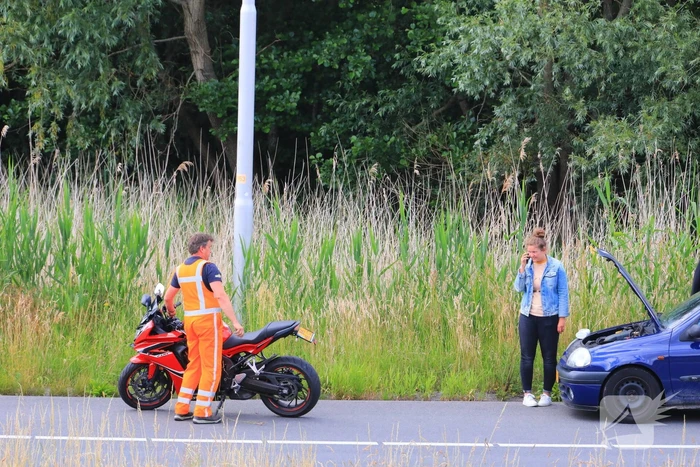 Motorrijder gewond bij ongeval op afrit