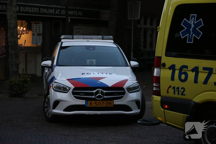 Botsing tussen fietser en bezorgscooter