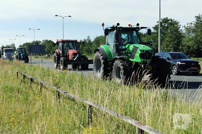 Boeren onderweg naar landelijke actie