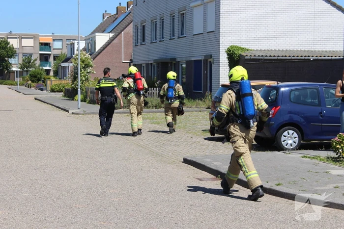 Woning vol rook door vergeten pan