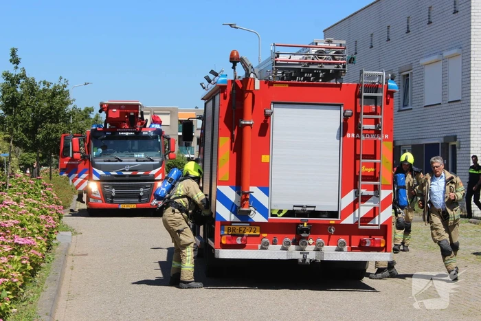 Woning vol rook door vergeten pan