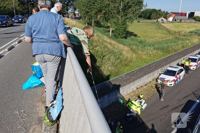 Snelweg afgesloten na ongeval met tractor