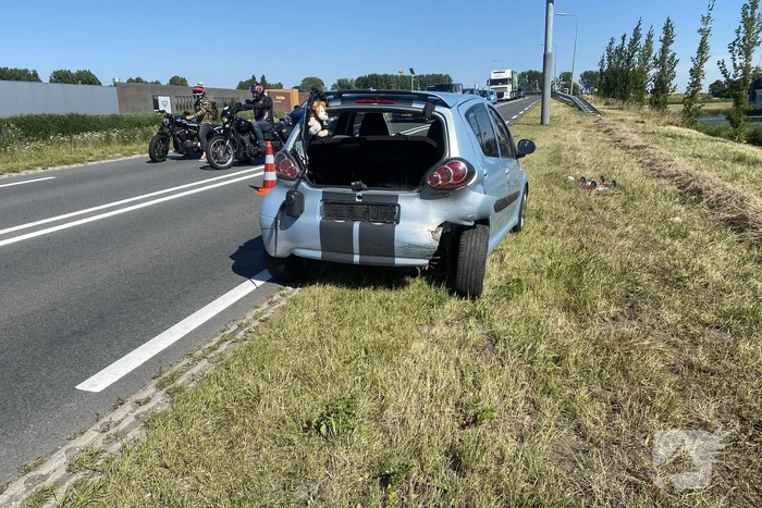 Flinke kop-staartbotsing