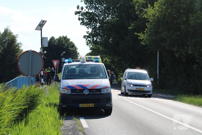 Vier voettuigen betrokken bij kettingbotsing