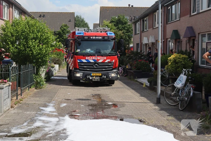Brand op zolder van woning