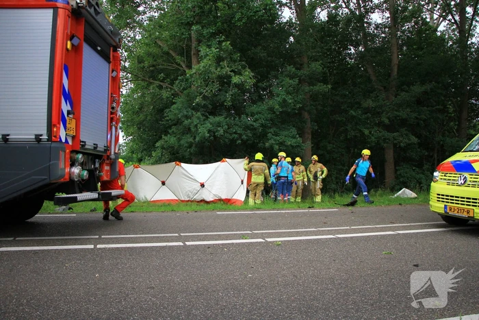 Persoon overleden na eenzijdig ongeval