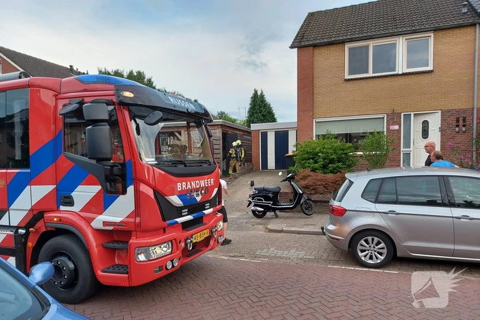 Brand in bijgebouw snel geblust