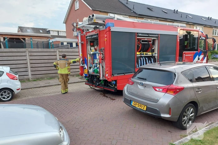 Brand in bijgebouw snel geblust
