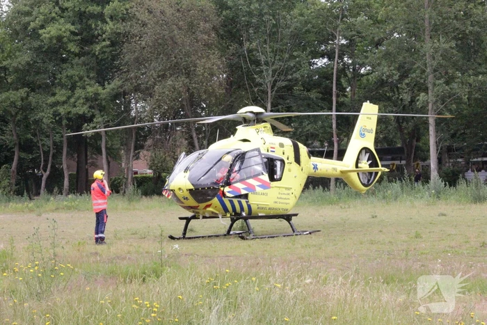 Inzet traumahelikopter trekt veel bekijks